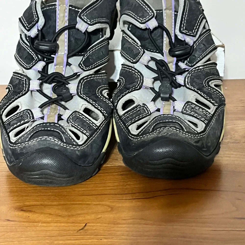 Northside Burke II Sport Sandals Womens 9 Black Gray Purple‎ Hiking Water Shoes
